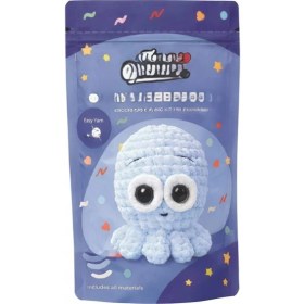 Resim Yeni Başlayanlar Için Ahtapot Amigurumi Örgü Kiti 