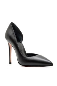 Resim Sofia Baldi Fenes Siyah Hakiki Deri Kadın Stiletto & Abiye 