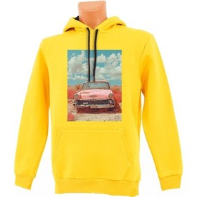 Resim Rustic Ride Baskılı Sweatshirt Kırmızı 