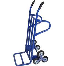 Resim Kanat Altı Tekerli Yük Taşıma Arabası Mavi 
