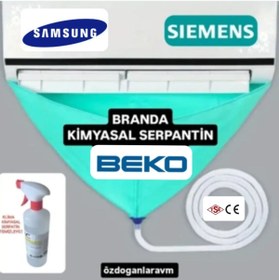 Resim dogant özdoğanlar avm Klima Yıkama Brandası 1 Kg Kimyasal Temizleyici Hortum 9000 ve 12000 Btu 