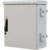 Resim 12U 19" 250Mm Outdoor Mobese Direk Tipi Rack Kabinet Çift Cidarlı 