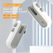 Resim Taşınabilir El Basılmış Çanta Sızdırmazlık, USB Şarj Edilebilir Lityum Pil, 150 MAh Kapasite, Ev Kullanımı İçin 