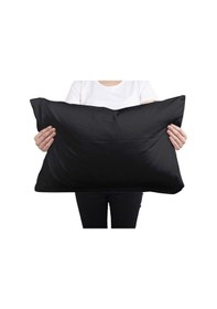 Resim Düz Siyah Yastık Kılıfı - 50x70 - 2 Adet Siyah 