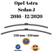 Resim Opel Astra Sedan J 2016 2017 2018 2019 2020 Uyumlu Ön Cam Silecek Süpürgesi Takımı 700/600mm Silbak 