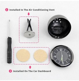 Resim Jokmae Mini Gösterge Saati, Motosiklet Ve Araç İçi Kullanım 