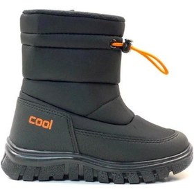 Resim Cool Viscon Siyah Fermuarlı Erkek Çocuk Kar Bot Siyah 