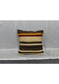 Resim Zehra Abla Halı Yeni El Dokuma Dekoratif Kilim Kırlent Yastık Kılıfı 6099 