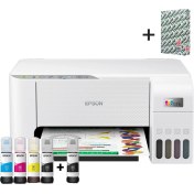 Resim Epson Ecotank L3256 Renkli Tanklı Yazıcı Baskı/tarama/kopya - (Usb, Wifi, Wi-Fi Direct) + Mürekkep + Copier Bond A4 Fotokopi Kağıdı 