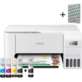 Resim Epson Ecotank L3256 Renkli Tanklı Yazıcı Baskı/tarama/kopya - (Usb, Wifi, Wi-Fi Direct) + Mürekkep + Copier Bond A4 Fotokopi Kağıdı 
