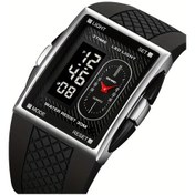 Resim Sunshine022 Skmeı Erkek Multifonksiyonel Digital Spor Gençlik Trend Elektronik Kol Saati Silvery Black Diğer 