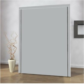 Resim ELFİDA Özel Tasarım Güçlendirilmiş Çelik Yapım Raflı Yorgan Hurcu, Yüklük, Gri Renk Bez Dolap 