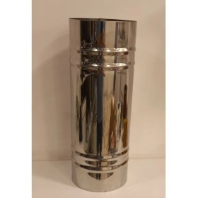 Resim Renuzu Soba Borusu Çap 13 cm Derinlik 65 cm Paslanmaz Krom Çelik 430 