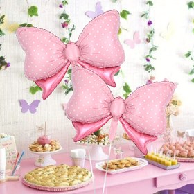 Resim 2 adet Kumozawa Pembe Kurdele Alüminyum Folyo Balon - Zarif Pastel Pembe ve Beyaz Polka Dots Tasarımı, Helium Gerektirmez, Düğünler, Doğum Günleri, Sevgililer Günü, Anneler Günü ve İş Etkinlikleri için Mükemmel, Düğün Dekorasyonları, Şenlik Dekorasyonu, Dekoratif Kurdele, Dayanıklı Parti Dekoru 