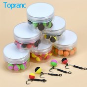 Resim 30 Kapsül Can EVA Anti-Altı Balıkçılık Avrupa Carp Balıkçılığı Yüzen Top Yem Boncukları Balıkçılık Malzemeleri 