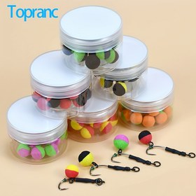 Resim 30 Kapsül Can EVA Anti-Altı Balıkçılık Avrupa Carp Balıkçılığı Yüzen Top Yem Boncukları Balıkçılık Malzemeleri 