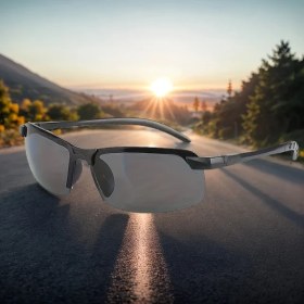 Resim Gateesat Siyah 1/2 Paket Ultra Hafif Aurora Gece Görüş Sürüş Gözlüğü - Anti Parlaklık Gece Güvenliği 