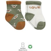 Resim Nessiworld Bistyle Love Dog Penye Soket Çorap 2'Li BS10118 Nil 