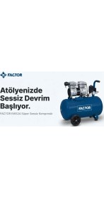 Resim Factor Hava Komprasörü 24 Lt Sessiz EWS24 