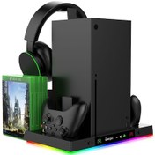 Resim İpega Pg-xbx023s Xbox Series X Multi Fonksiyonel Rgb Işıklı Askılı Şarj İstasyonlu Soğutucu Stand 
