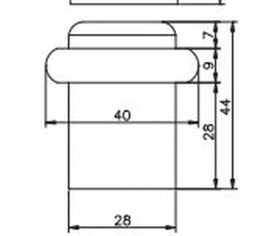 Resim Wold Kapı Tamponu, Kapı Stoperi, Yere Monte, Zamak, Krom 