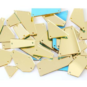 Resim YENİ HEDİYELİK DÜNYAM Kına Hediyeleri Hazırlamak Için 2cm 10 Adet Akrilik Malzeme Delikli Yapışkanlı 