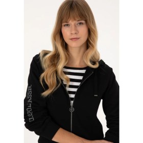 Resim U.s. Polo Assn. Kadın Siyah Hırka (Örme) 50314177-VR046 