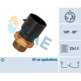 Resim FAE 36190 FAN MÜŞÜRÜ OPEL AST.F/COR.B/VEC.A (2 FİŞLİ 100-95) 