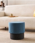 Resim Favora Patara Puf - Mavi Mavi 