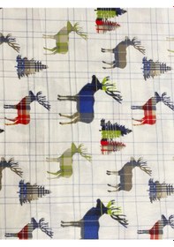 Resim Flanel Pazen Kumaşından Çift Kişilik Nevresim Seti %100 Pamuk/cotton Mavi 