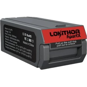 Resim Lokithor Lıpo 14.8VOLT Li-Polimer 1500A Takviye Gücü Apartx ile Uyumlu Yedek Akü 