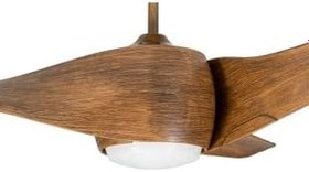 Resim Alsanfan Urla Kahverengi - Aydınlatmalı, Uzaktan Kumandalı Tavan Vantilatörü 127cm 