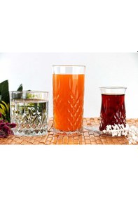 Resim Plt Design Lav Odin 25 Parça Sofra Seti - Bardak Seti-çay-meşrubat-su Bardağı Ve Karaf 