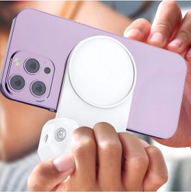 Resim WIWU Wireless Şarj ve Bluetooth Selfie Özellikli Kamera Tutamaçlı Powerbank Wiwu Wi-W016 10W 4500mAh 