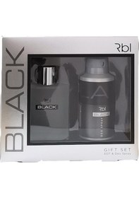 Resim Rebul Black Erkek Parfüm EDT 90 ML + Deodorant Spray 150 ML 