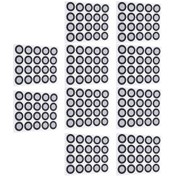 Resim Gajeena 200 Adet 3d Tarama İşaret Noktası - 12mm İç Çap, 19mm Dış Çap, Yüksek Yansıma, Tam Doğruluk İle Hareket Takibi Ve Tarama Uygulamaları 