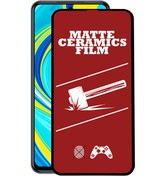 Resim Xiaomi Redmi Note 9S Tam Kaplayan Mat Seramik Ekran Koruyucu 