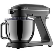 Resim Yui Easy Chef M129 1800w Güçlü Döküm Metal Stand Mikser Demir Gri 