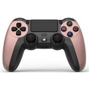 Resim Km048 Ps4 Kablosuz Oyun Kolu 4.0 Kablosuz Denetleyici Rose Pembe 
