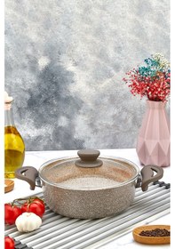 Resim Polochef Panamera Pilav Tenceresi 26 Cm Bakalit Sap Kahverengi Kahverengi 