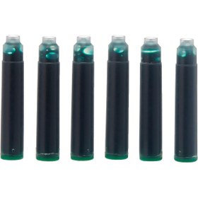 Resim yenibagshop Kartuş Dolma Kalem Kartuşu 6'lı Paket Yeşil 