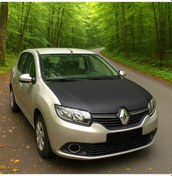 Resim Renault Symbol 2012 2017 Tam Kaput Maskesi Dayanıklı Deri Görünümlü Kaplama Araca Özel Kesim 1 Adet 