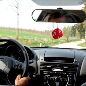 Resim Oto Motto Seni Seviyorum Zar Peluşu Torpido Araba Süsü Kırmızı 1 Adet 