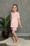 Resim Desenli Şortlu Çocuk Pijama Takımı 