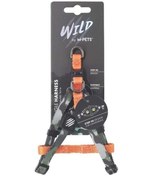 Resim M-pets Wild Jungle Harness Köpek Göğüs Tasması Xs Turuncu 