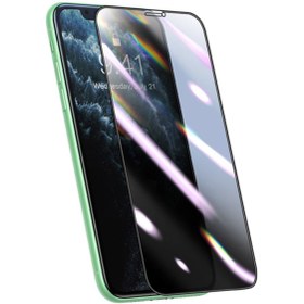 Resim Ally Mobile Ally 0.25mm Iphone 11 Uyumlu Xr 3d Curved Privacy Gizlili Cam Ekran Koruyucu-siyah 