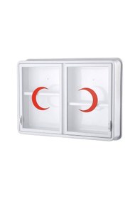 Resim Ecza Dolabı Pratik Açılır Kapanır Kapaklı 45 x 35 x 10 CM-156 