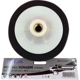Resim Nikon 12550SY Polisaj Süngeri 125 mm Siyah Yumuşak 