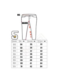 Resim Starbattal Büyük Beden Kot Pantolon Power Lycra Comero 11914 Lacıvert Lacivert 