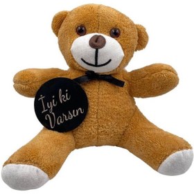 Resim İyi Ki Varsın Peluş Ayıcık Siyah 